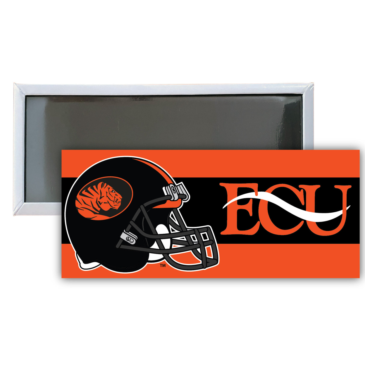 East Central University Tigers 4.75 X 2-Inch Fridge Magnet Rectangle