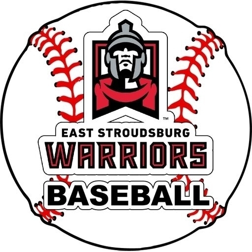 East Stroudsburg University 4-Inch Round Baseball Vinyl Decal Sticker