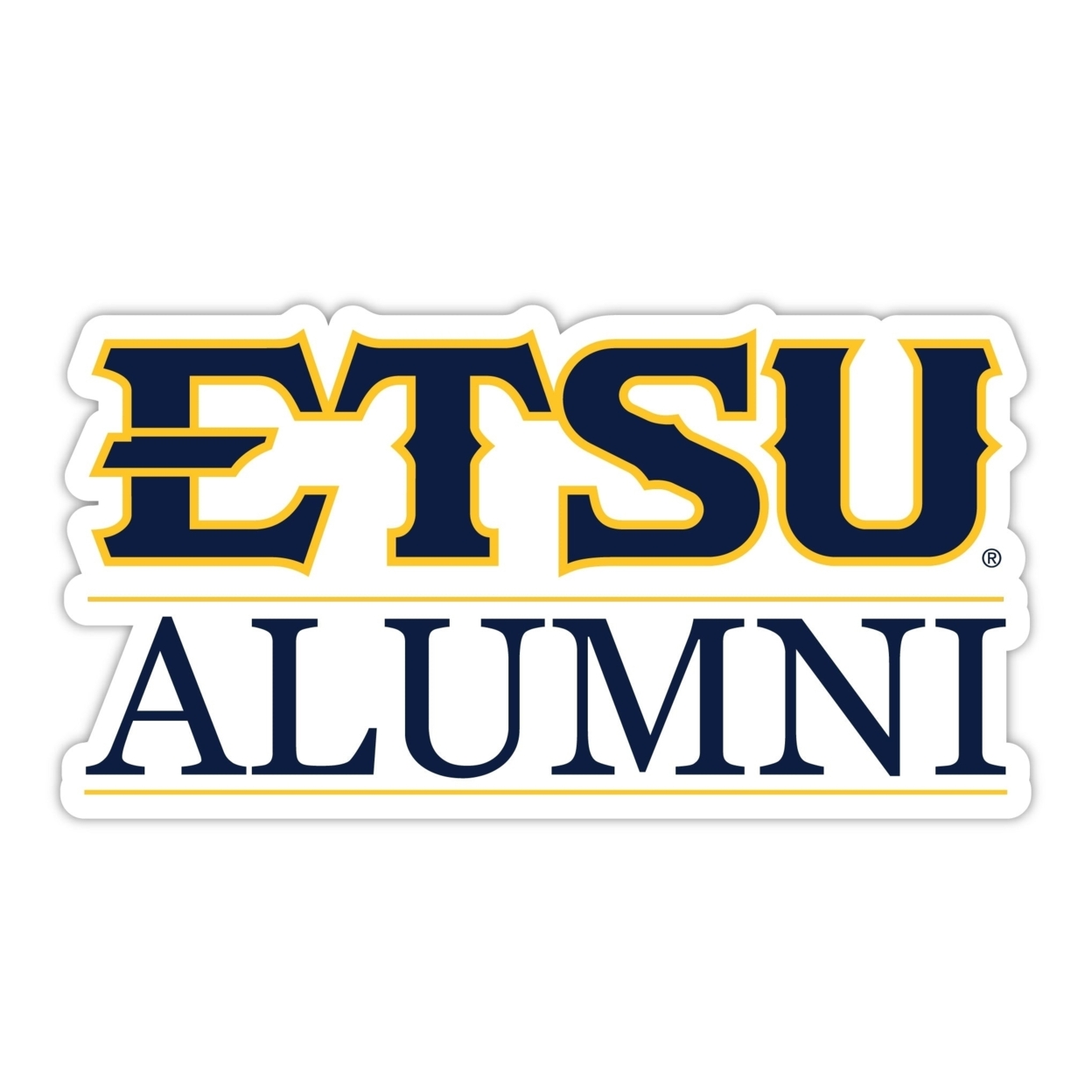 East Tennessee State University Alumni 4 Sticker