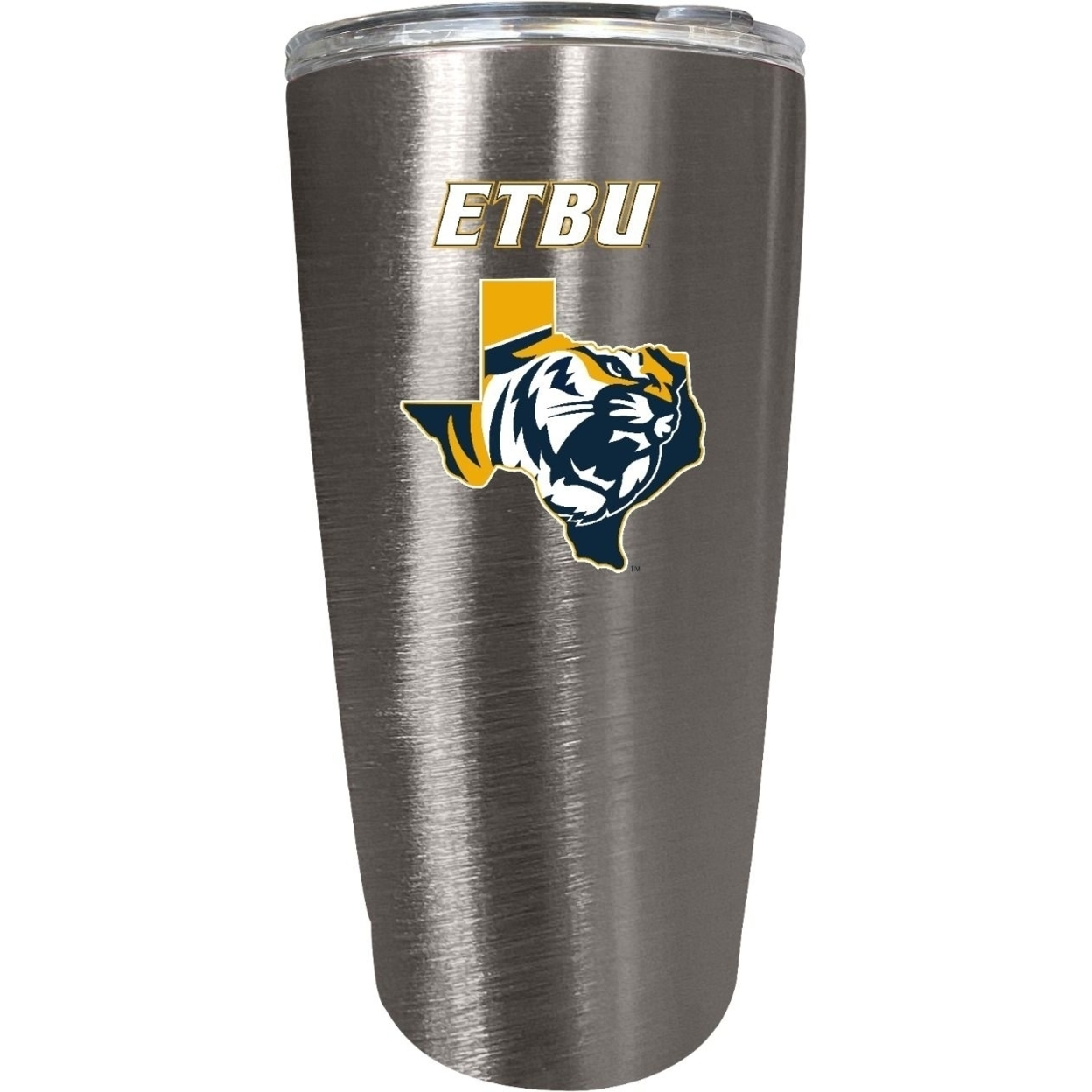 East Texas Baptist University 16 Oz Insulated Stainless Steel Tumbler Colorless