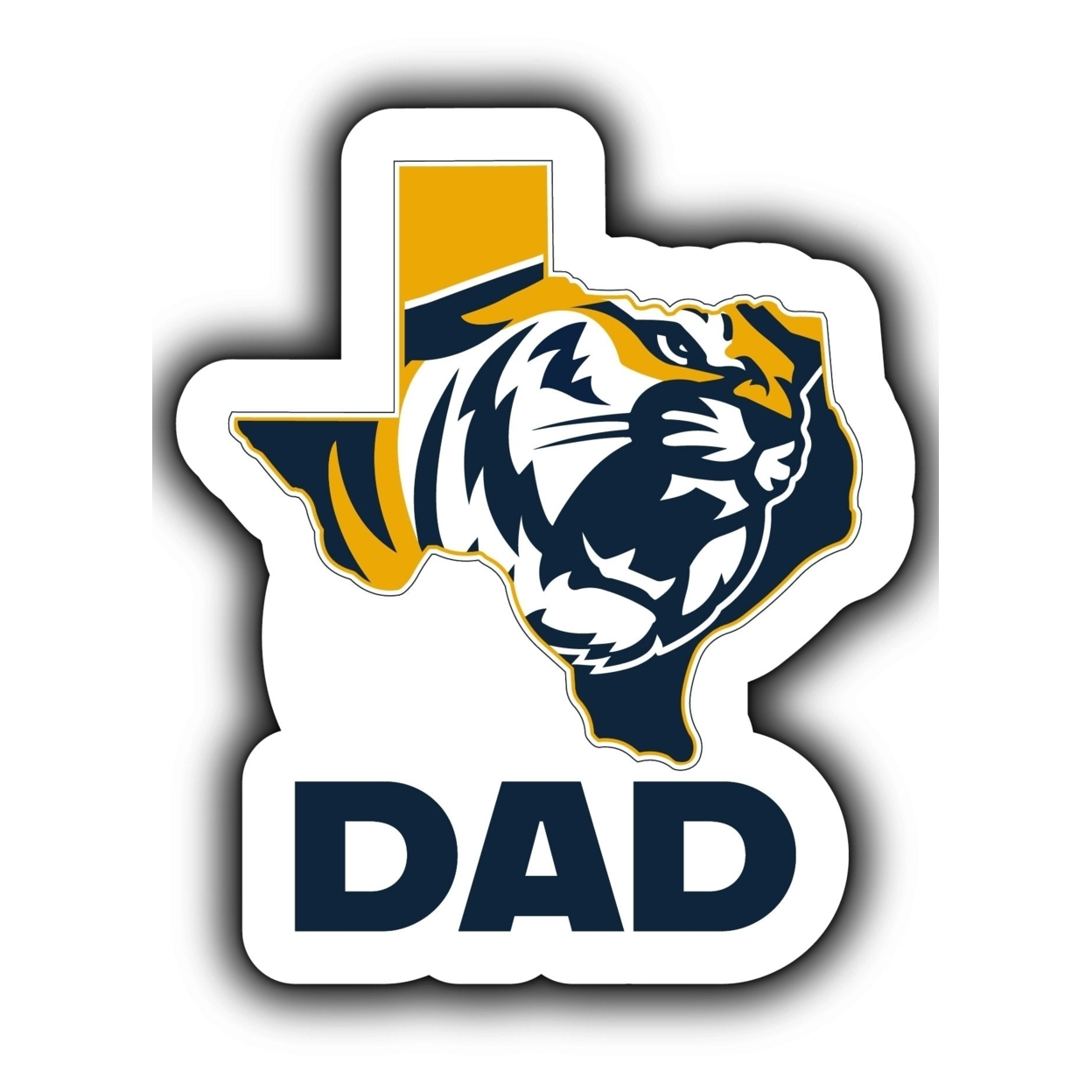 East Texas Baptist University 4-Inch Proud Dad Die Cut Decal