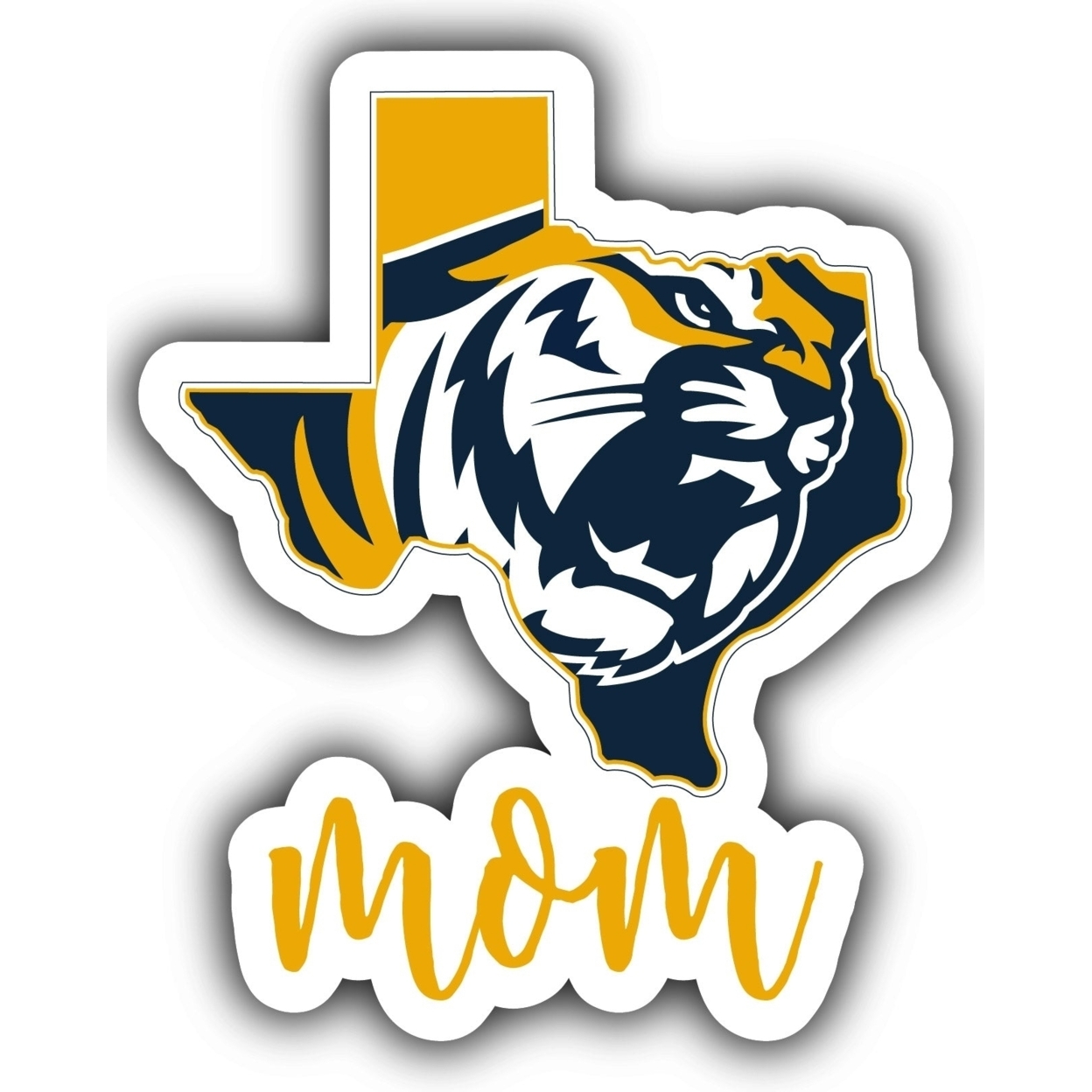East Texas Baptist University Proud Mom 4-Inch Die Cut Decal