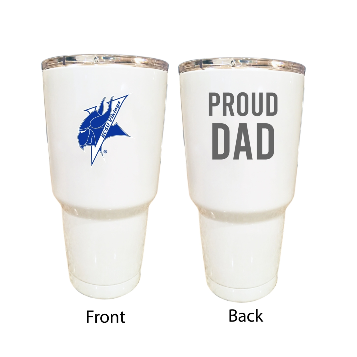 Elizabeth City State University Proud Dad 24 Oz Insulated Stainless Steel Tumblers Choose Your Color.