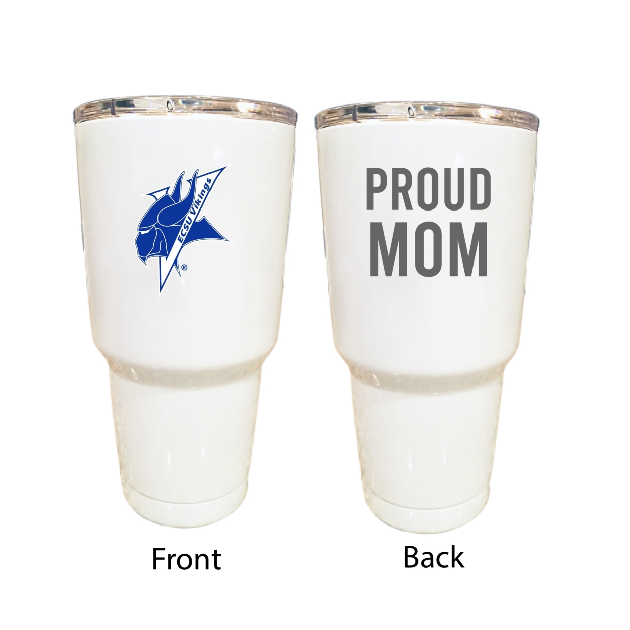 Elizabeth City State University Proud Mom 24 Oz Insulated Stainless Steel Tumblers Choose Your Color.