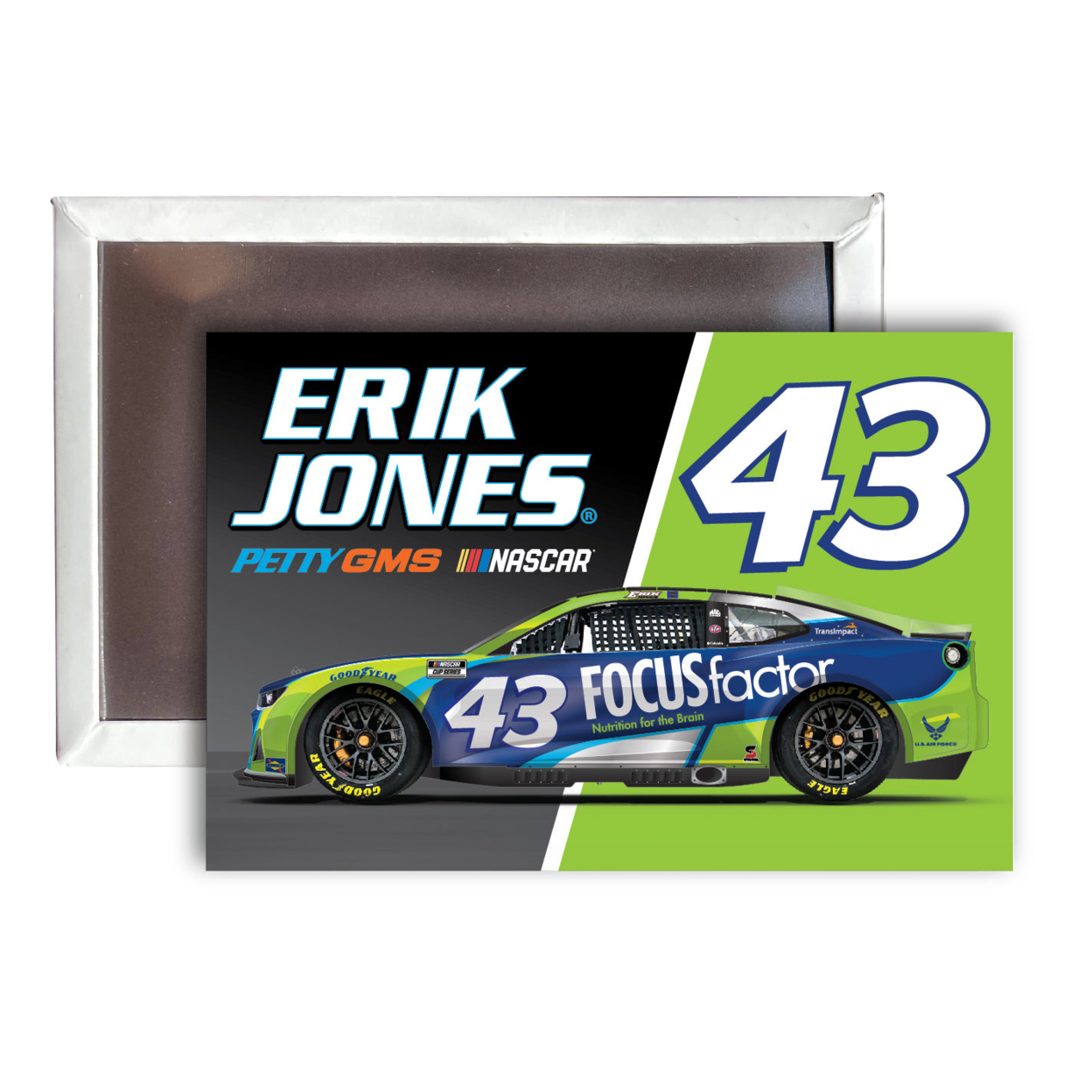 Erik Jones #43 Nascar 2x3-Inch Fridge Magnet New For 2022
