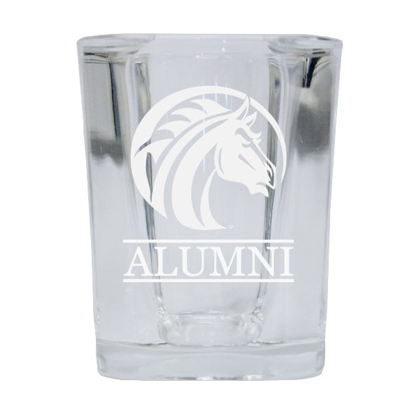 Fayetteville State University Alumni Etched Square Shot Glass