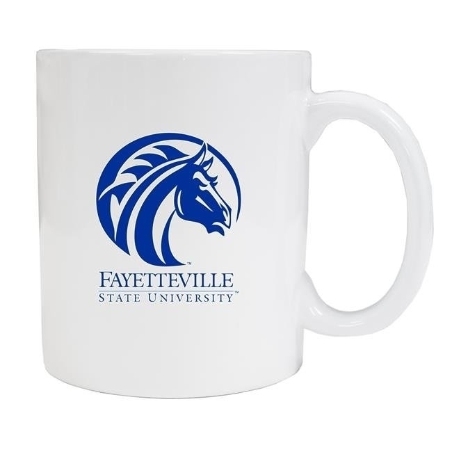 Fayetteville State University White Ceramic Mug 2-Pack (White).