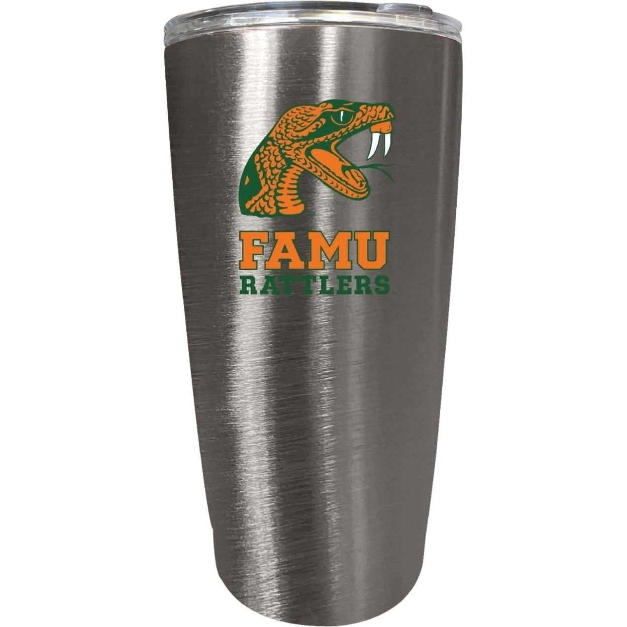 Florida A&M Rattlers 16 Oz Insulated Stainless Steel Tumbler Colorless