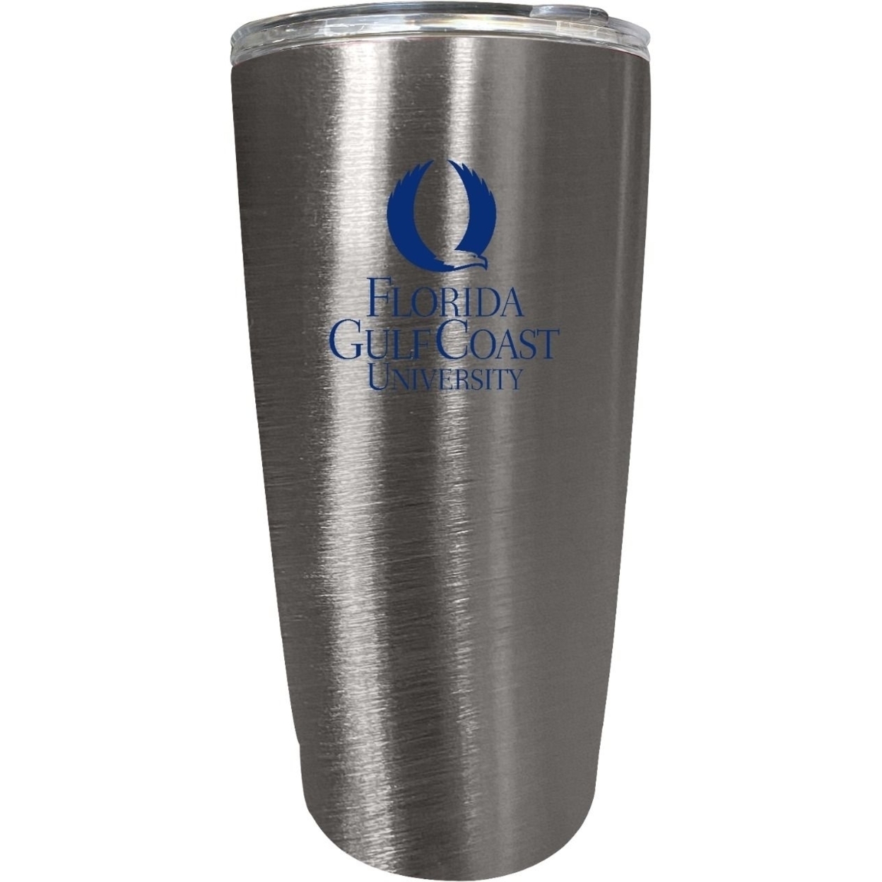 Florida Gulf Coast Eagles 16 Oz Insulated Stainless Steel Tumbler Colorless