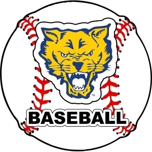 Fort Valley State University 4-Inch Round Baseball Vinyl Decal Sticker