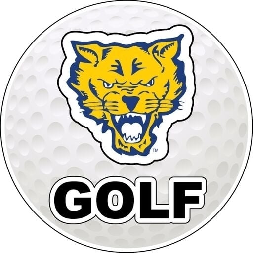 Fort Valley State University 4-Inch Round Golf Ball Vinyl Decal Sticker