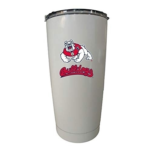 Fresno State Bulldogs 16 Oz Insulated Stainless Steel Tumblers Black.
