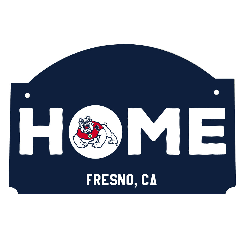 Fresno State Bulldogs Wood Sign With String