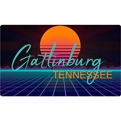 Gatlinburg Tennessee 4 X 2.25-Inch Fridge Magnet Retro Neon Design