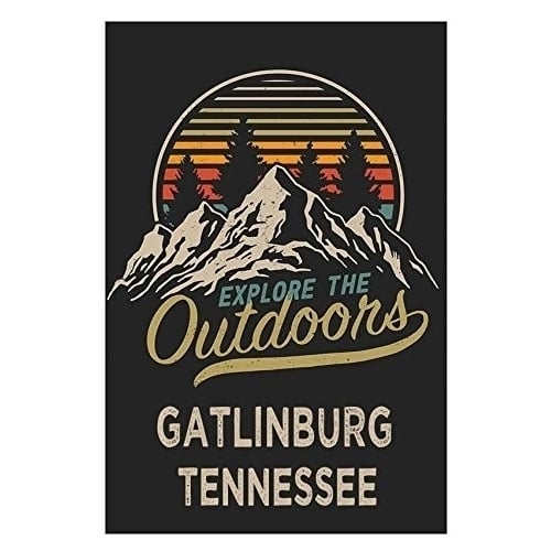 Gatlinburg Tennessee Souvenir 2x3-Inch Fridge Magnet Explore The Outdoors