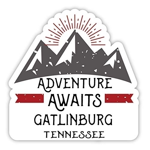 Gatlinburg Tennessee Souvenir 2-Inch Vinyl Decal Sticker Adventure Awaits Design