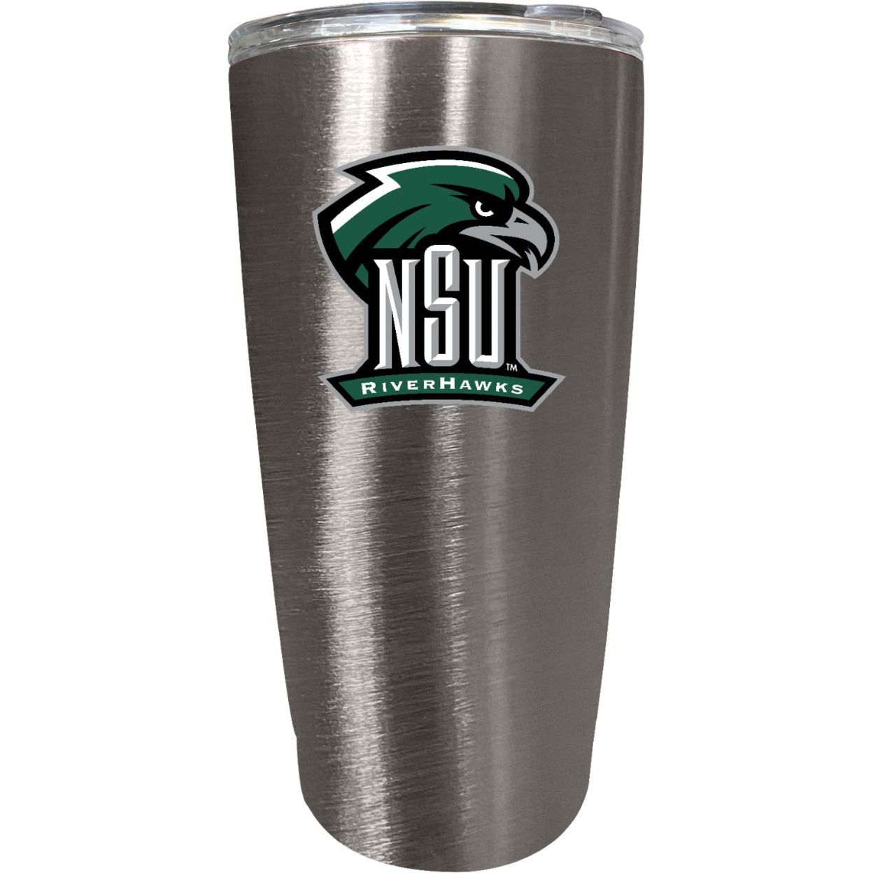 Northeastern State University Riverhawks 16 Oz Insulated Stainless Steel Tumbler Colorless