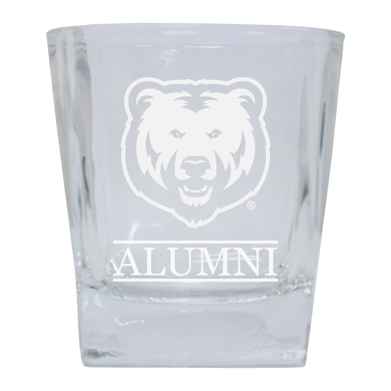 Northern Colorado Bears 8 Oz Etched Alumni Glass Tumbler 2-Pack