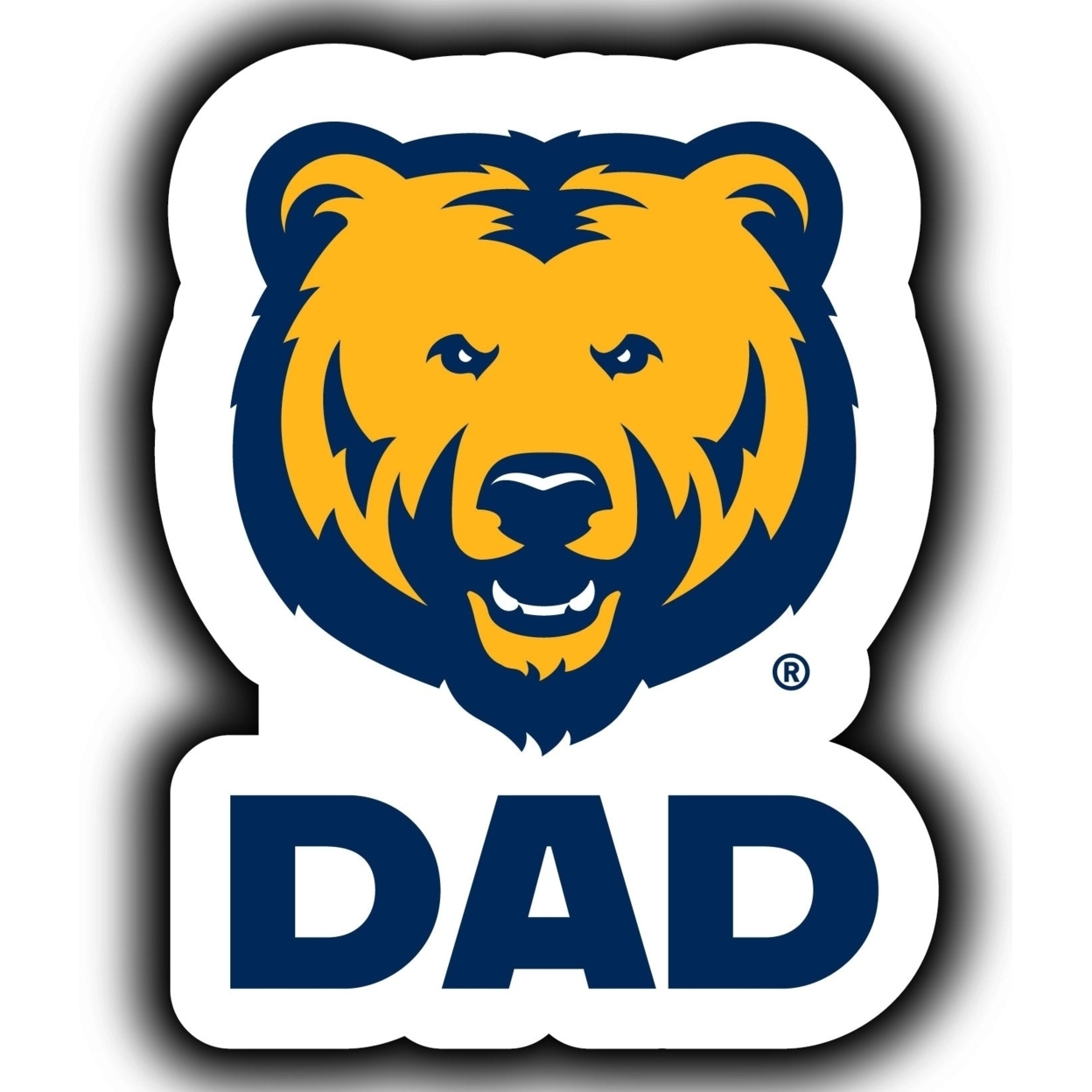 Northern Colorado Bears 4-Inch Proud Dad Die Cut Decal