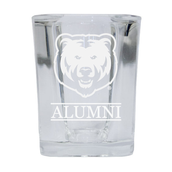 Northern Colorado Bears Alumni Etched Square Shot Glass