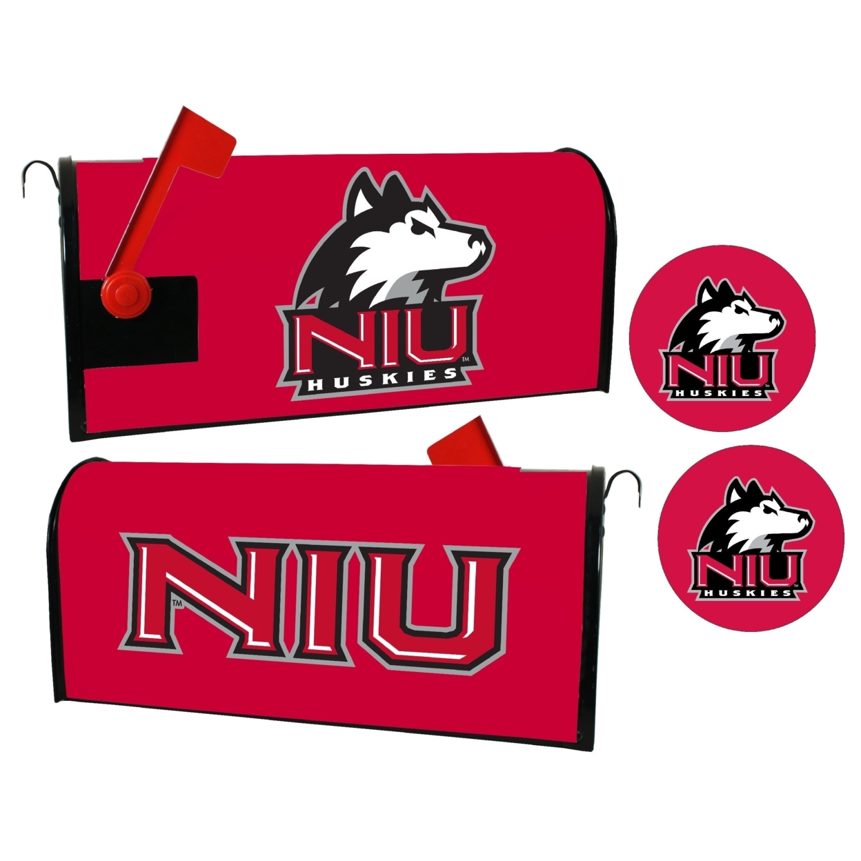 Northern Illinois Huskies Magnetic Mailbox Cover & Sticker Set