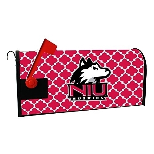 Northern Illinois Huskies Mailbox Cover-Norhtern Illinois University Magnetic Mail Box Cover-Moroccan Design