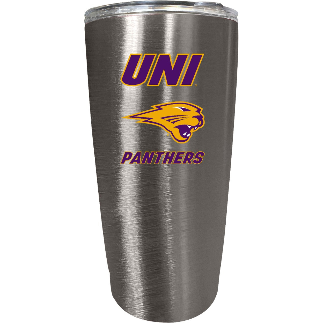 Northern Iowa Panthers 16 Oz Insulated Stainless Steel Tumbler Colorless