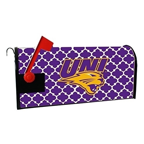 Northern Iowa Panthers Mailbox Cover-University Of Northern Iowa Magnetic Mail Box Cover-Moroccan Design