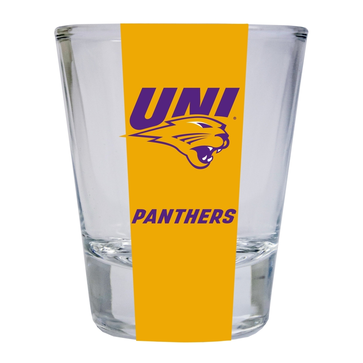 Northern Iowa Panthers Round Shot Glass