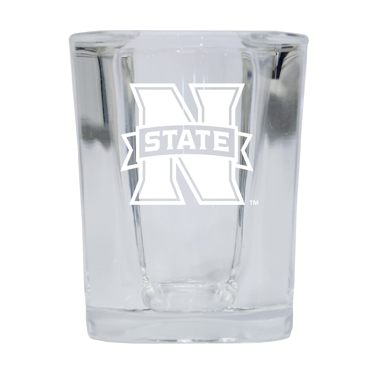 Northwestern Oklahoma State University 2 Ounce Square Shot Glass Laser Etched Logo Design