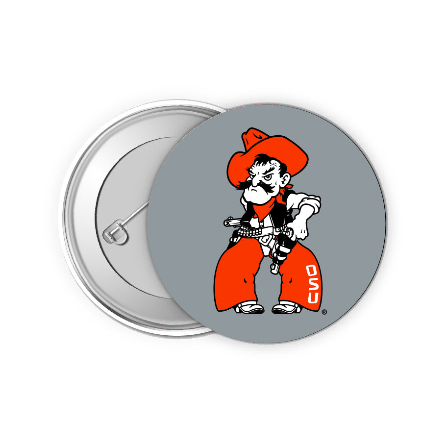 Oklahoma State Cowboys 2 Inch Button Pin 4 Pack
