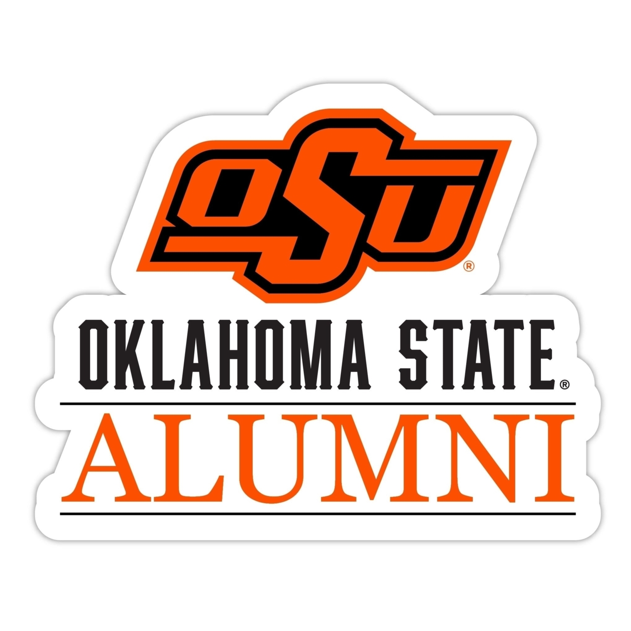 Oklahoma State Cowboys Alumni 4 Sticker