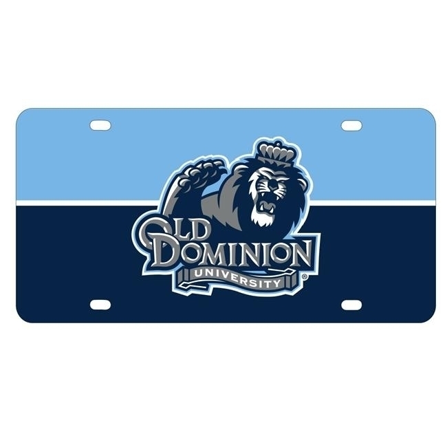 Old Dominion Monarchs Metal License Plate Car Tag