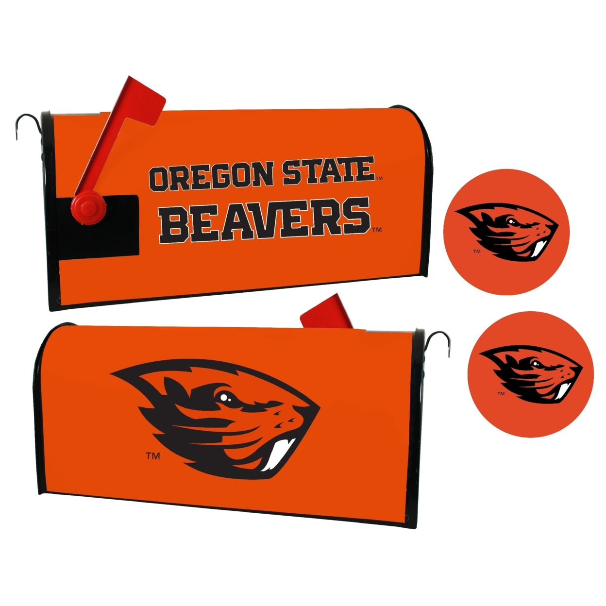 Oregon State Beavers Magnetic Mailbox Cover & Sticker Set