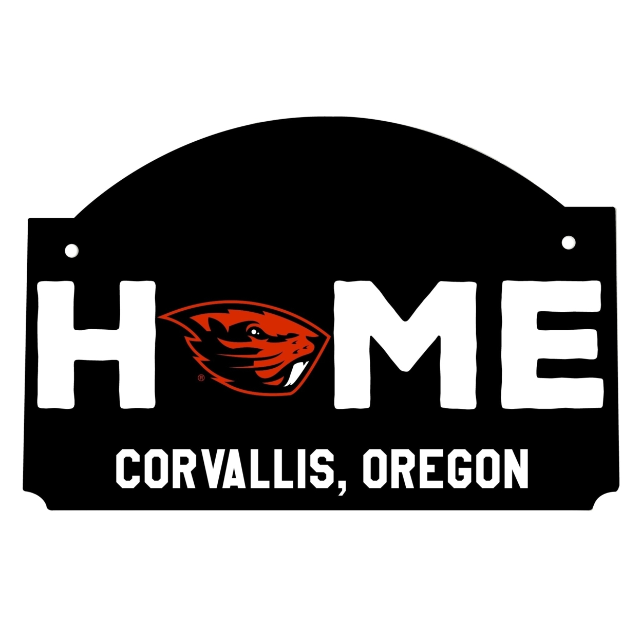 Oregon State Beavers Wood Sign With String