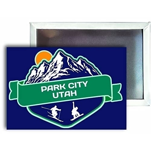Park City Utah Ski Snowboard Winter Adventures 2.5X3.5 Refrigerator Magnet