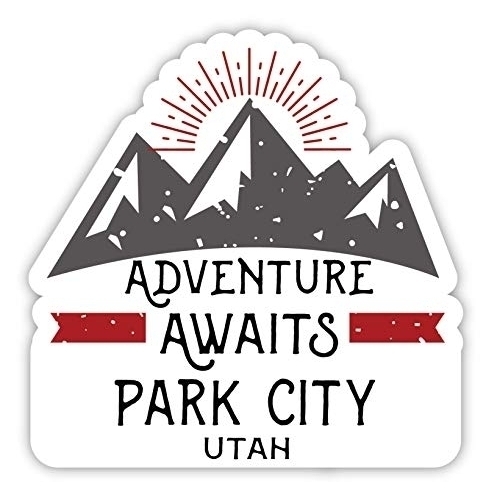 Park City Utah Souvenir 2-Inch Vinyl Decal Sticker Adventure Awaits Design