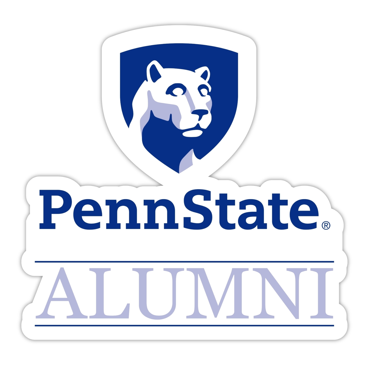 Penn State Nittany Lions Alumni 4 Sticker