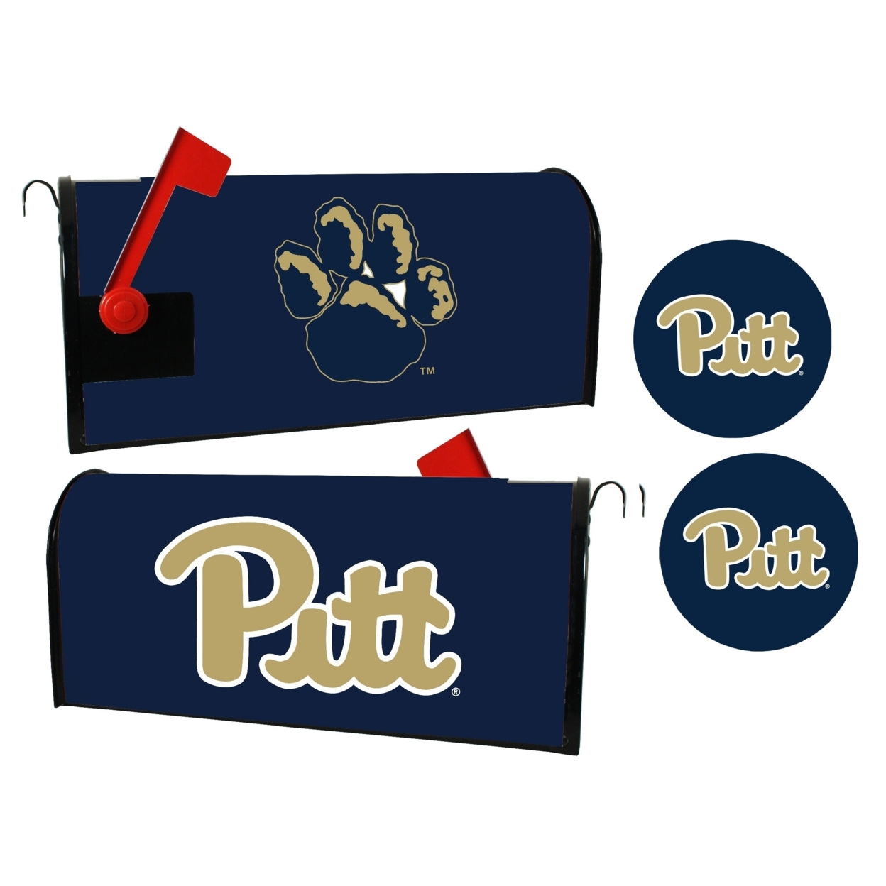 Pittsburgh Panthers Magnetic Mailbox Cover & Sticker Set