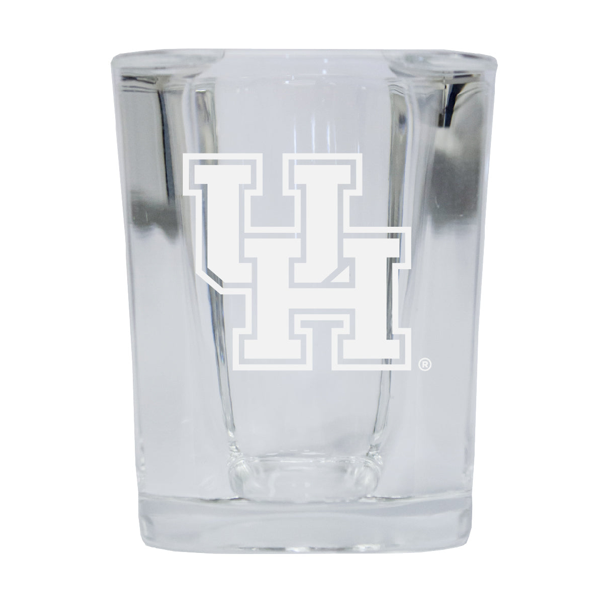 University Of Houston Etched Square Shot Glass