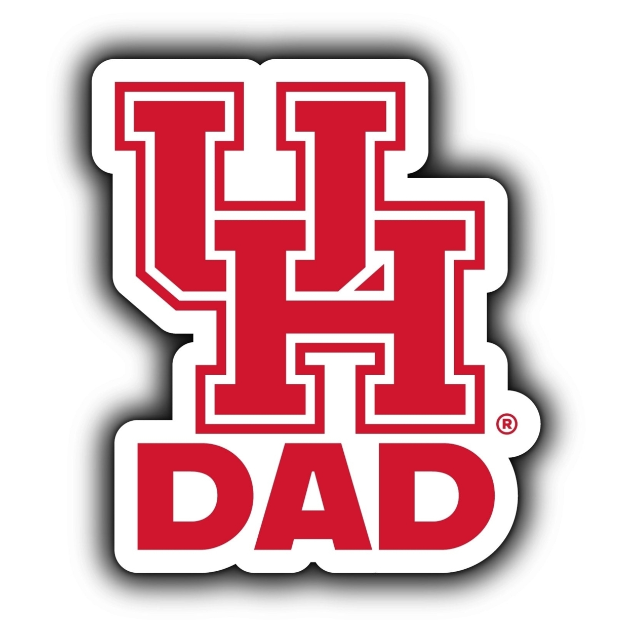University Of Houston 4-Inch Proud Dad Die Cut Decal