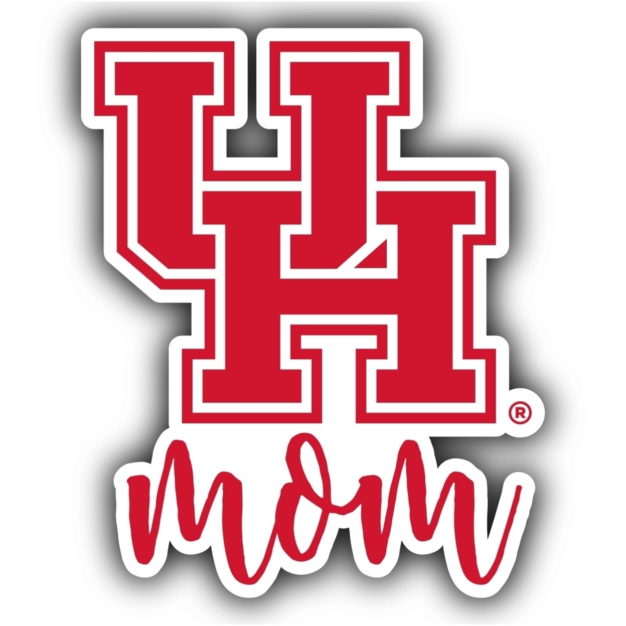 University Of Houston Proud Mom 4-Inch Die Cut Decal