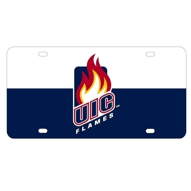 University Of Illinois At Chicago Metal License Plate Car Tag