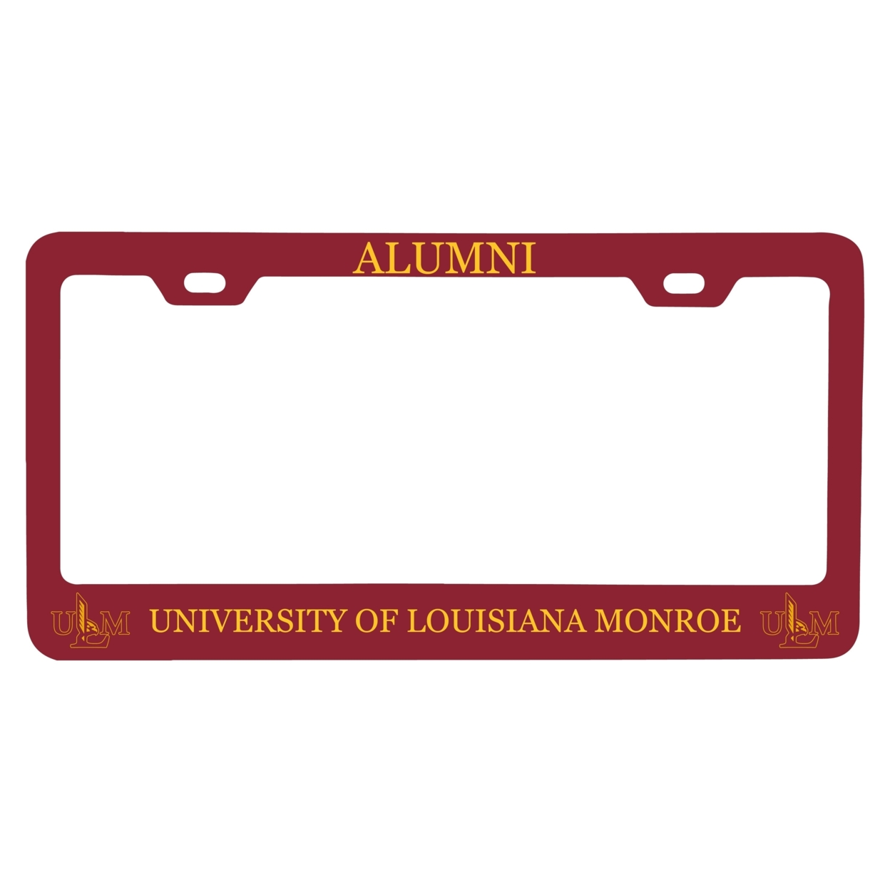 University Of Louisiana Monroe Alumni License Plate Frame