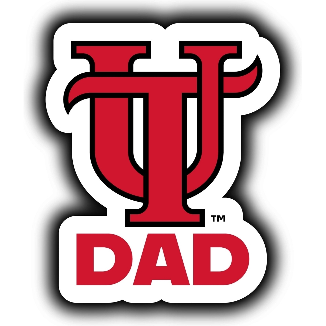 University Of Tampa Spartans 4-Inch Proud Dad Die Cut Decal