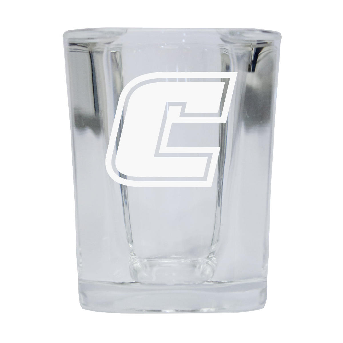 University Of Tennessee At Chattanooga 2 Ounce Square Shot Glass Laser Etched Logo Design