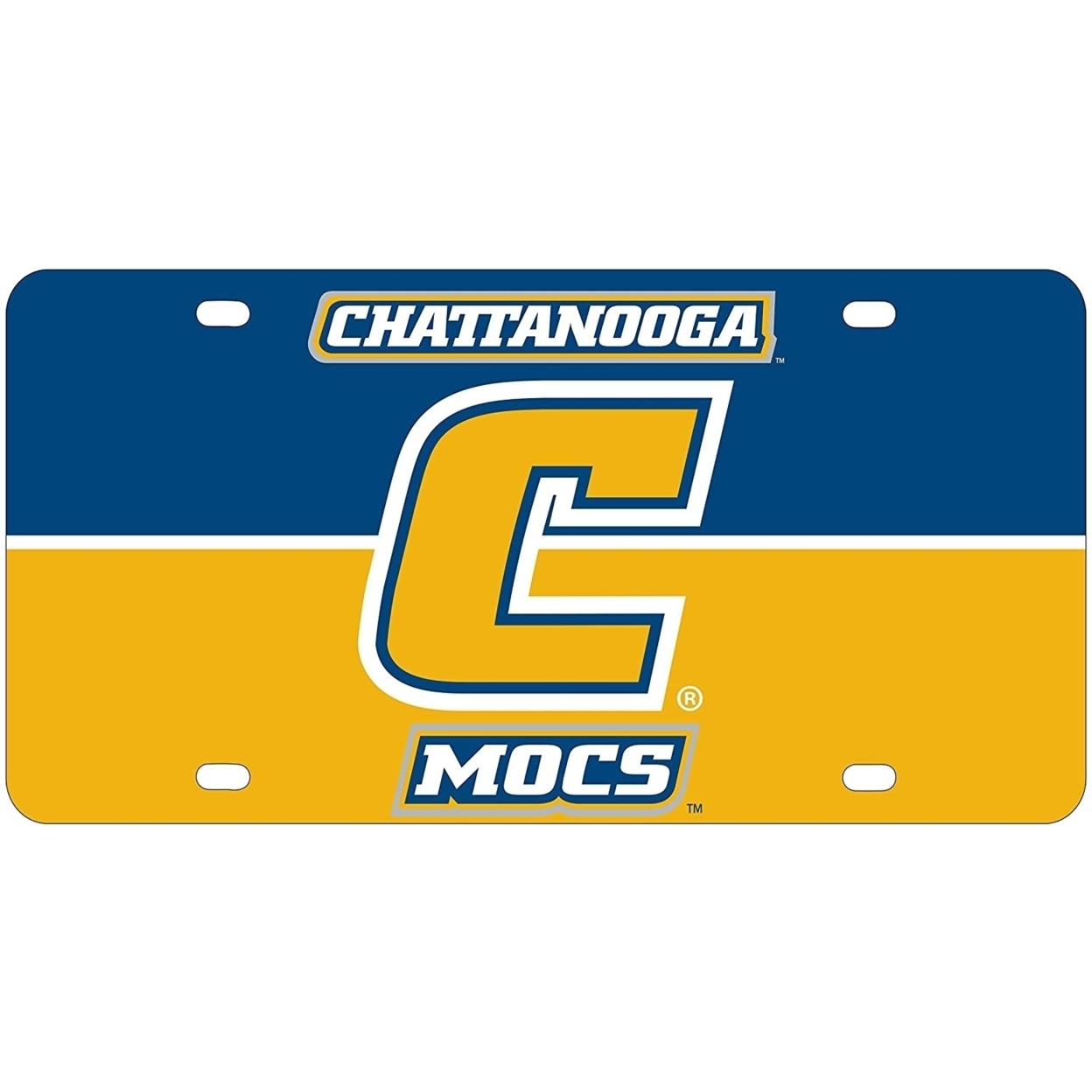 University Of Tennessee At Chattanooga Metal License Plate Car Tag