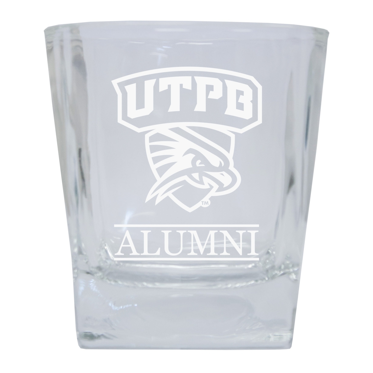 University Of Texas Of The Permian Basin 8 Oz Etched Alumni Glass Tumbler 2-Pack