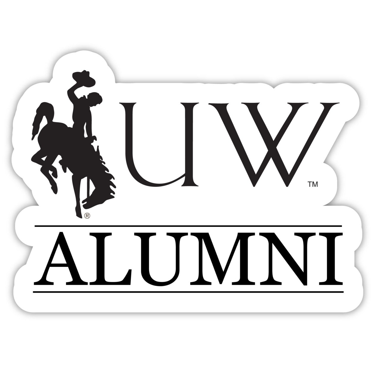University Of Wyoming Alumni 4 Sticker