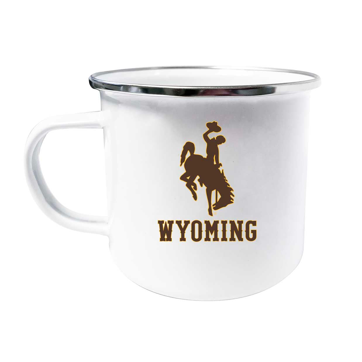 University Of Wyoming Tin Camper Coffee Mug - Choose Your Color - White
